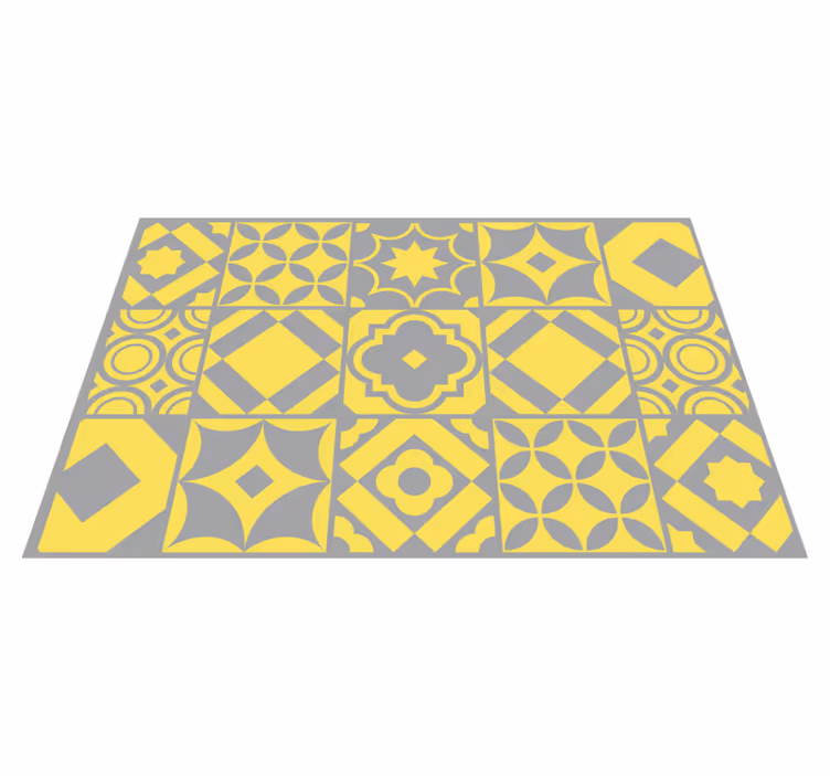 Prostírání s texturami geometrické motivy - TenStickers