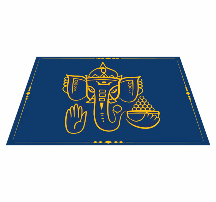 Originální prostírání s tradičním motivem ganesha - TenStickers