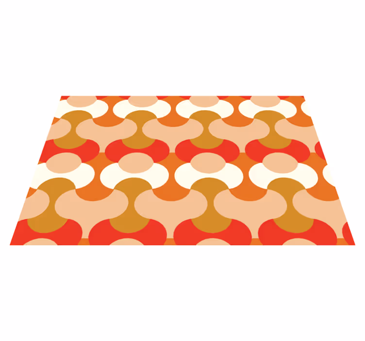 Moderní prostírání s živými geometrickými motivy - TenStickers