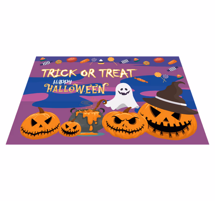 Halloweenské prostírání pro strašidelné pohoštění - TenStickers