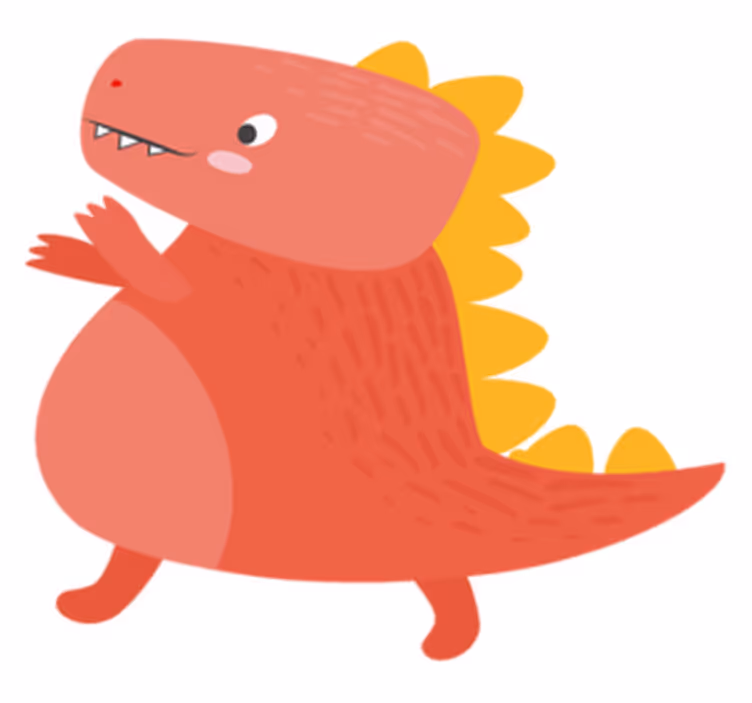 šílené dinosauří dětské prostírání - TenStickers