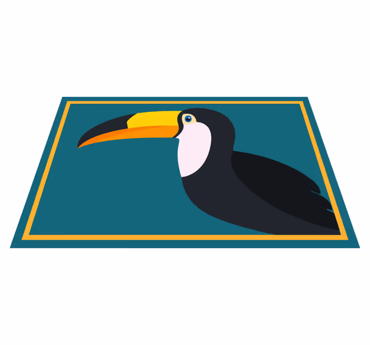 Originální prostírání s stylizovanou hlavou tukana - TenStickers