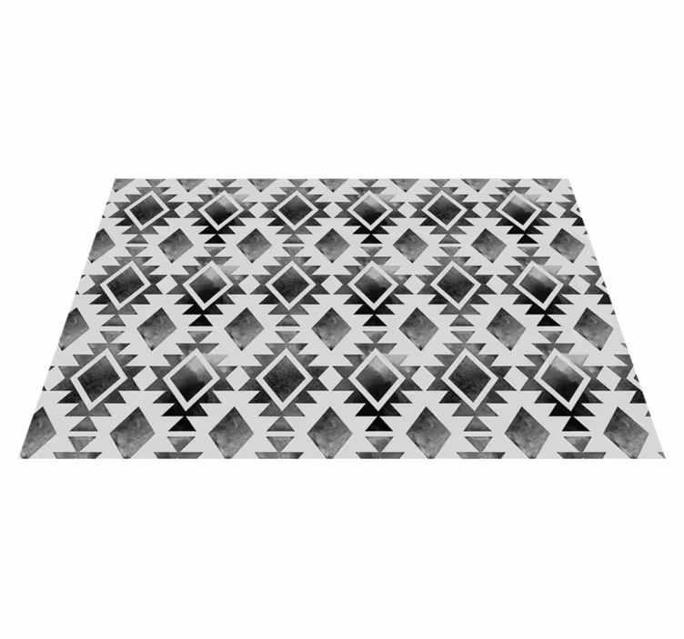 Prostírání s texturami geometrický monochromatický vzor - TenStickers