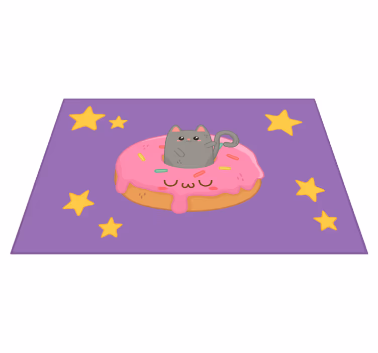 Prostírání pro kočky a koblihy - TenStickers