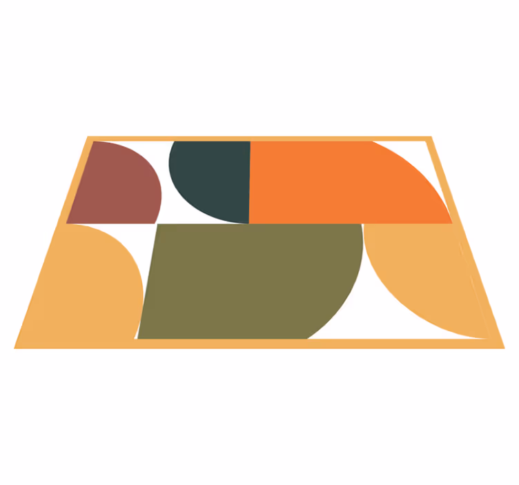 Abstraktní geometrické umění originální prostírání - TenStickers