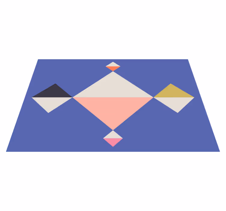 Moderní prostírání geometrické barevné čtverce - TenStickers