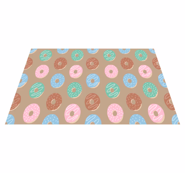 Originální prostírání s živým motivem donutu - TenStickers