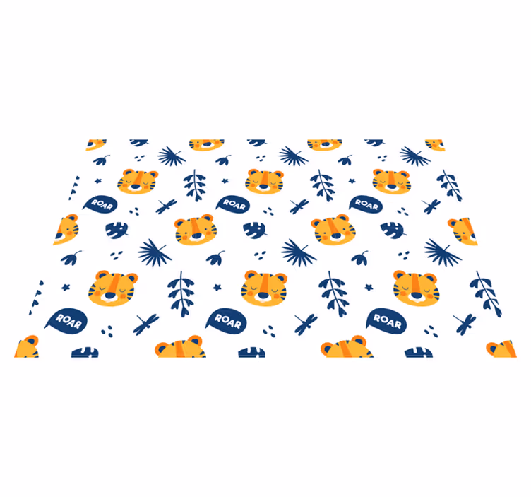Dětské prostírání s tygřím obličejem - TenStickers