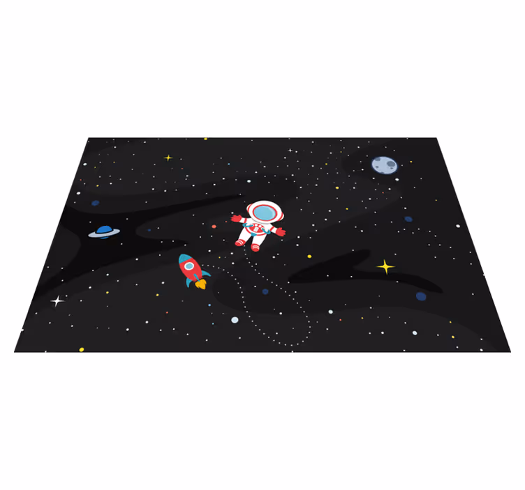 Osamělý kosmonaut s originálním prostíráním - TenStickers