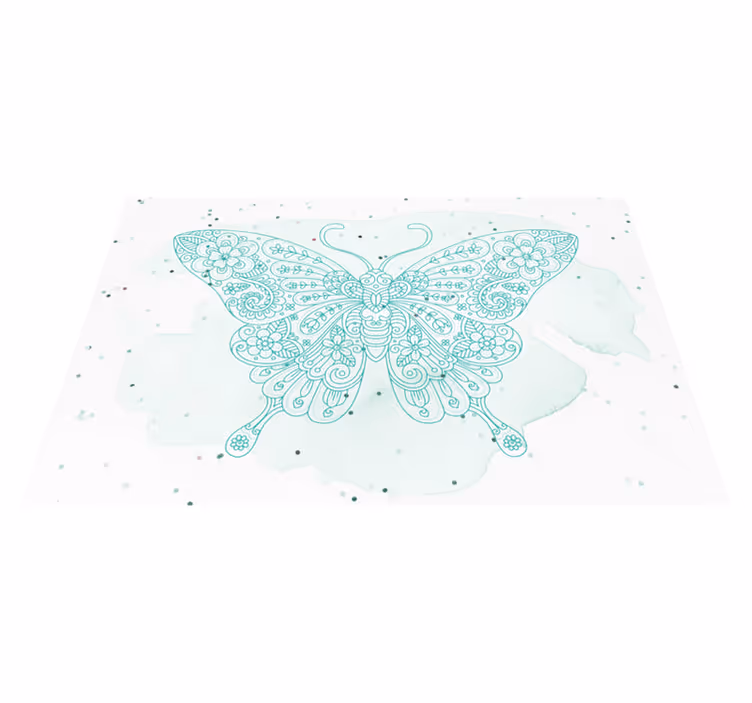 Tyrkysové a mandala prostírání - TenStickers