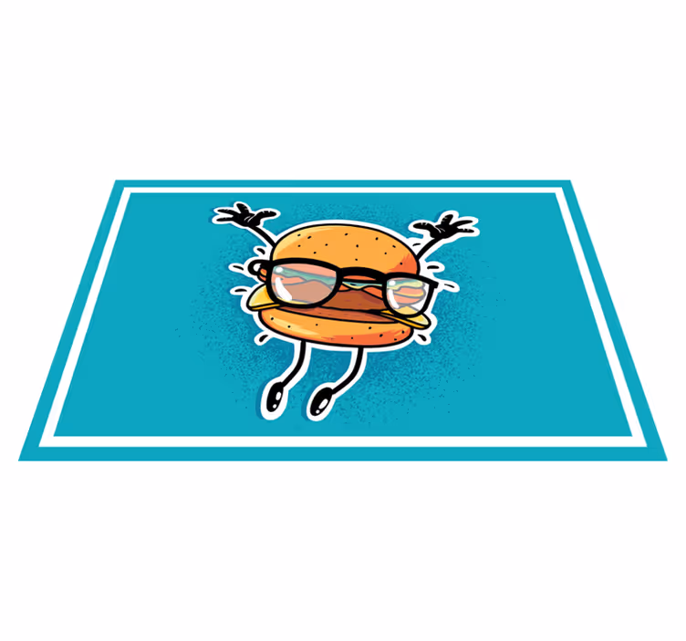 Dětské prostírání skákající hamburger - TenStickers
