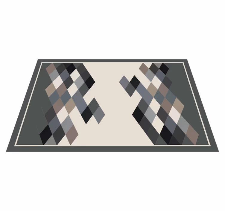 Povrch geometrického vzoru moderní prostírání - TenStickers