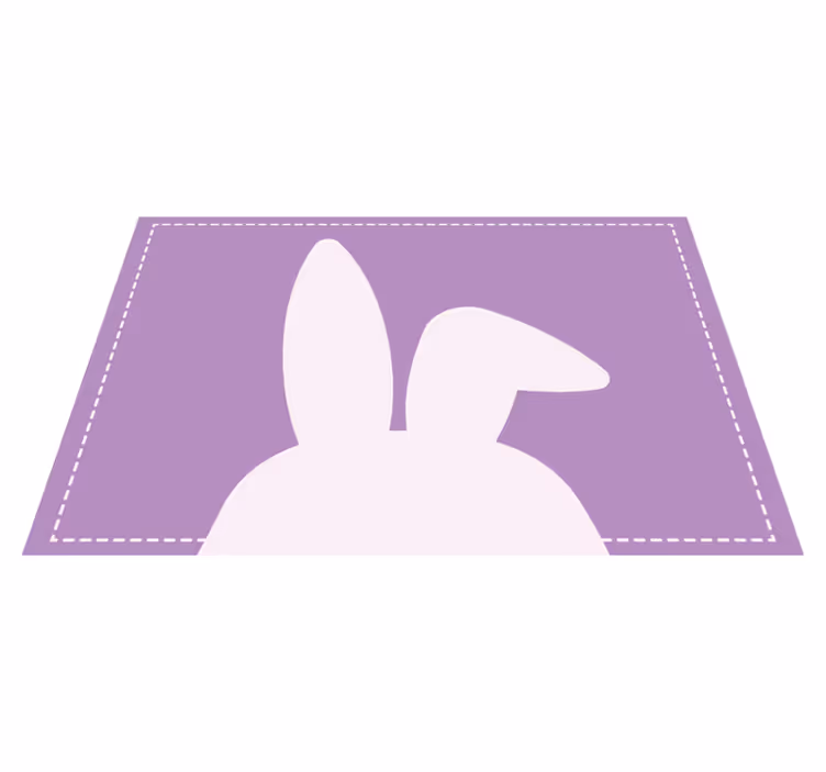 Dětské prostírání ve tvaru zajíčkových uší - TenStickers