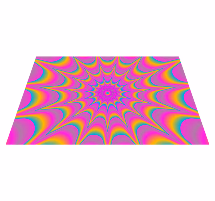 Originální podložky z psychedelické optické hvězdy - TenStickers