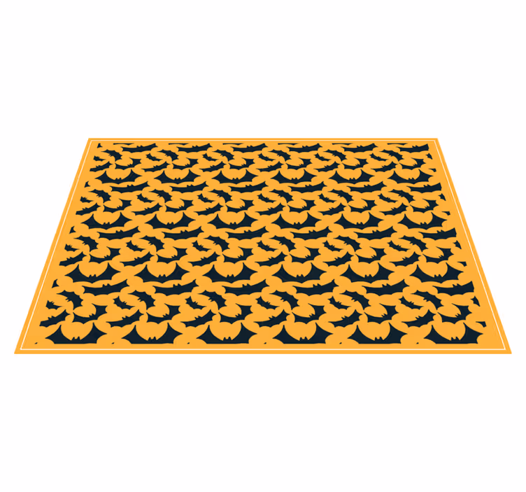 Halloweenské prostírání s netopýřími vzory - TenStickers