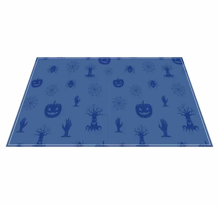 Halloweenské prostírání s děsivým motivem - TenStickers
