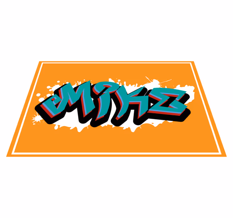 Divoký styl king graffiti personalizované prostírání - TenStickers