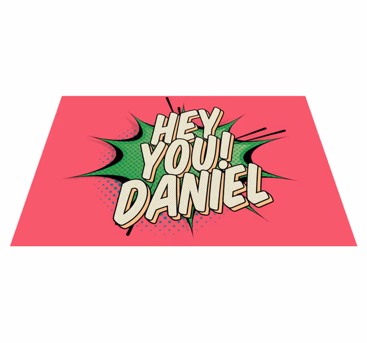 Hej ty skvělé graffiti prostírání plakátů - TenStickers