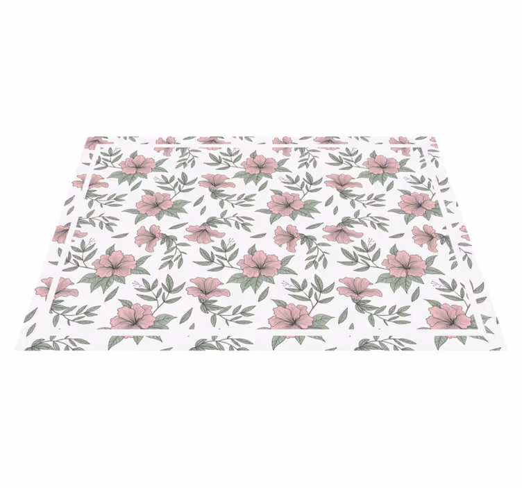 Originální prostírání s květinovými prvky - TenStickers
