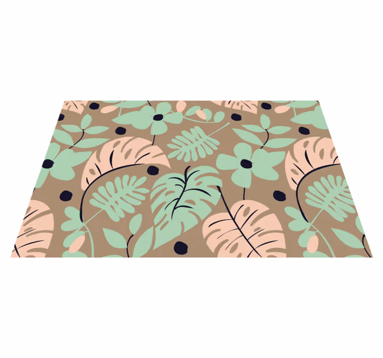 Moderní prostírání s botanickým vzorem - TenStickers
