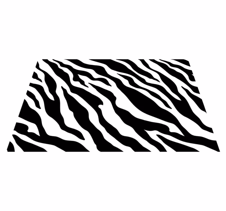 Prostírání s texturami zebra pruhy - TenStickers