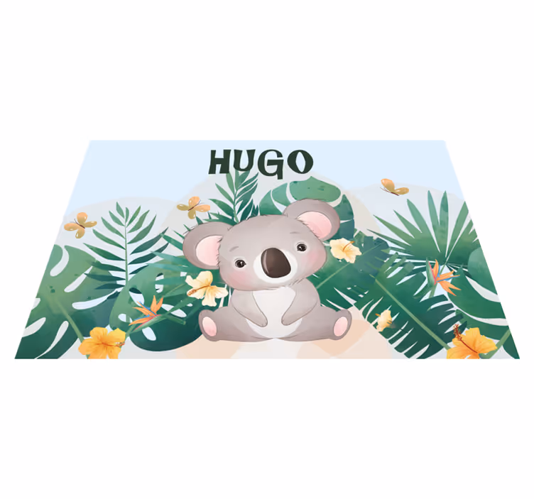 Roztomilá koala pro chlapce s prostíráním pro děti - TenStickers