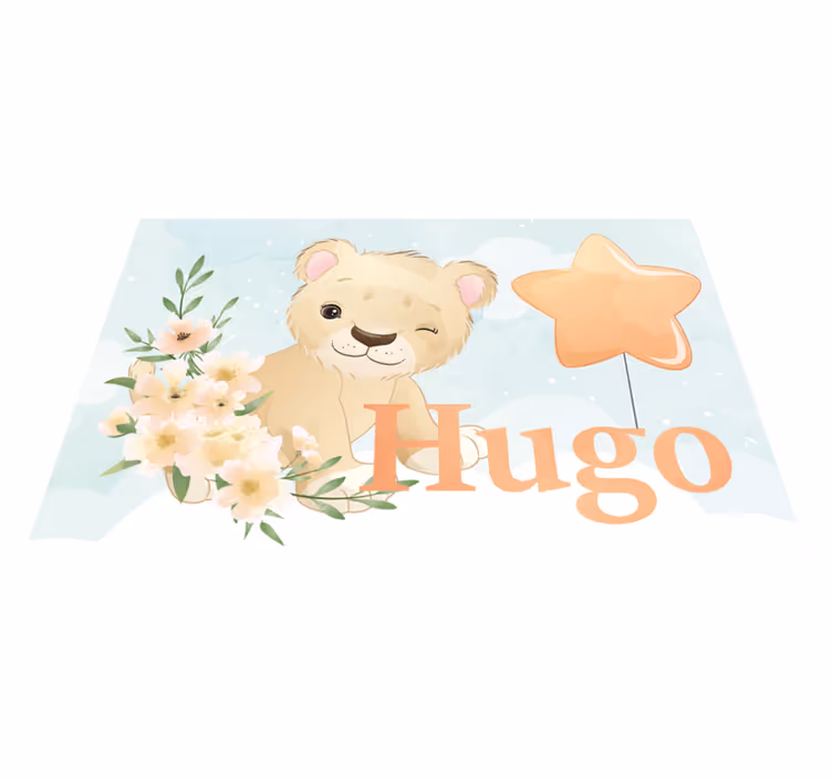 Dětské prostírání s veselým lvem - TenStickers