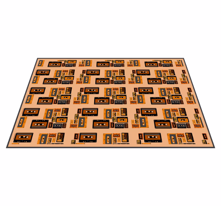 Originální prostírání s retro kazetovým vzorem - TenStickers
