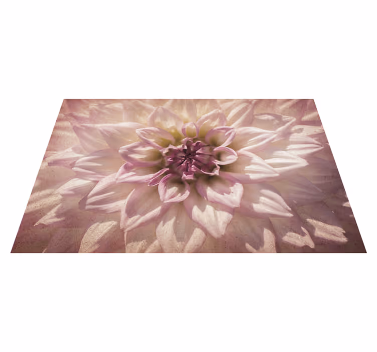 Vinylové prostírání růžové dahlia - TenStickers