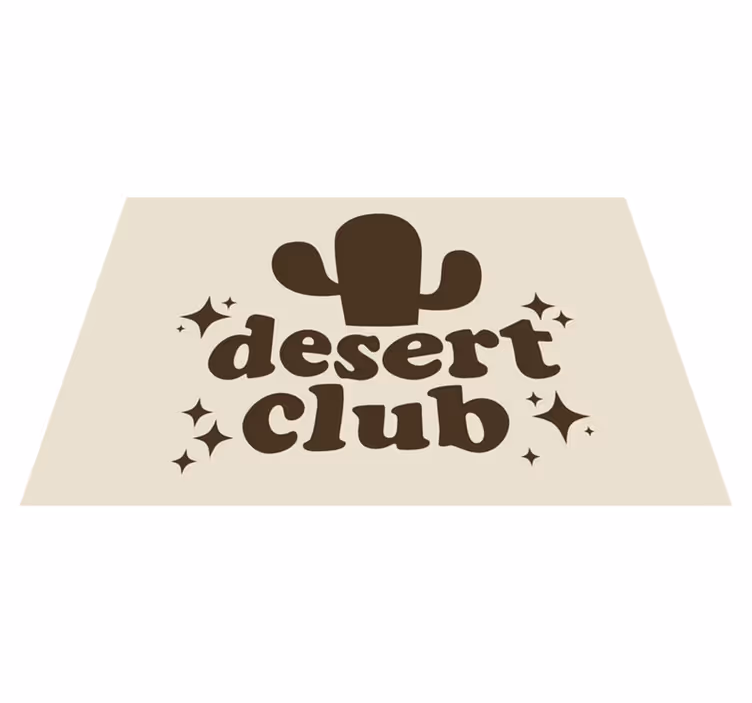 Originální prostírání cactus club design - TenStickers