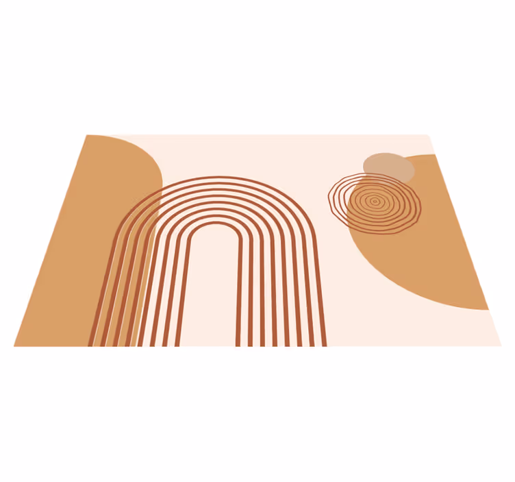 Nové teplé moderní prostírání v geometrickém stylu - TenStickers