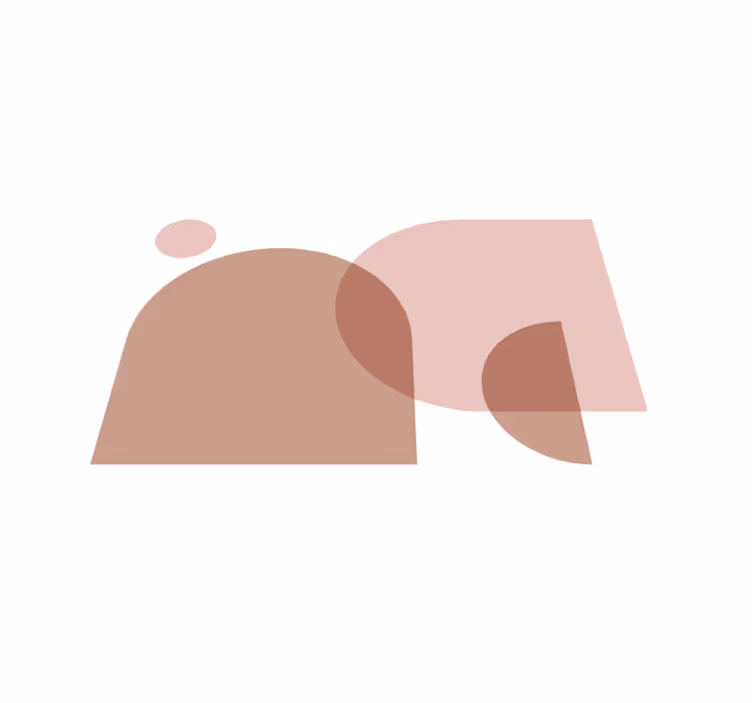 Moderní prostírání s geometrickými tvary - TenStickers