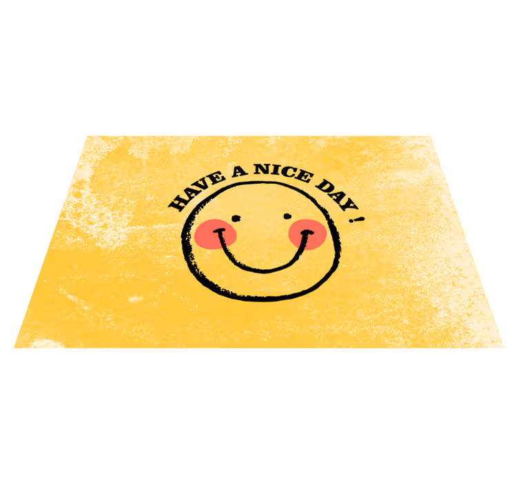 Prostírání s nápisem „hezký den“ - TenStickers