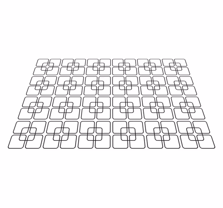 Prostírání s texturami geometrických vzorů - TenStickers