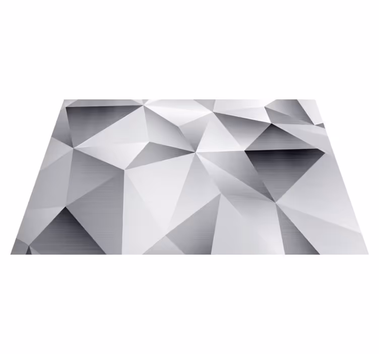 Stříbrné kosmické geometrické texturované prostírání - TenStickers
