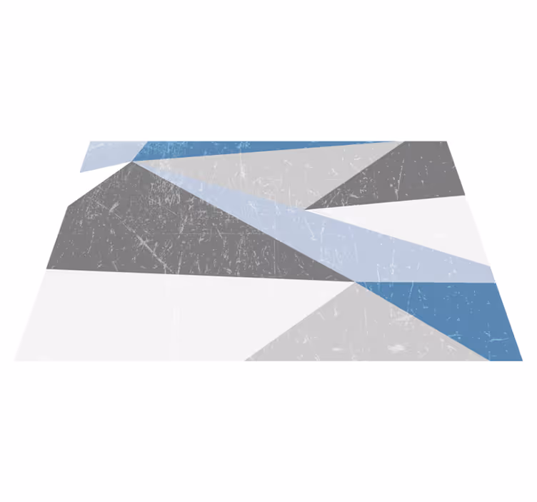 Moderní prostírání s geometrickými úhlovými vzory - TenStickers