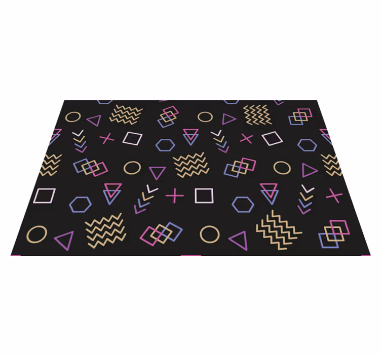 Moderní prostírání geometrické tvary - TenStickers