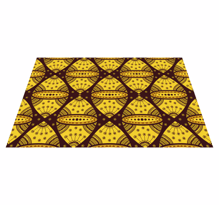 Prostírání s texturami složitý geometrický motiv - TenStickers