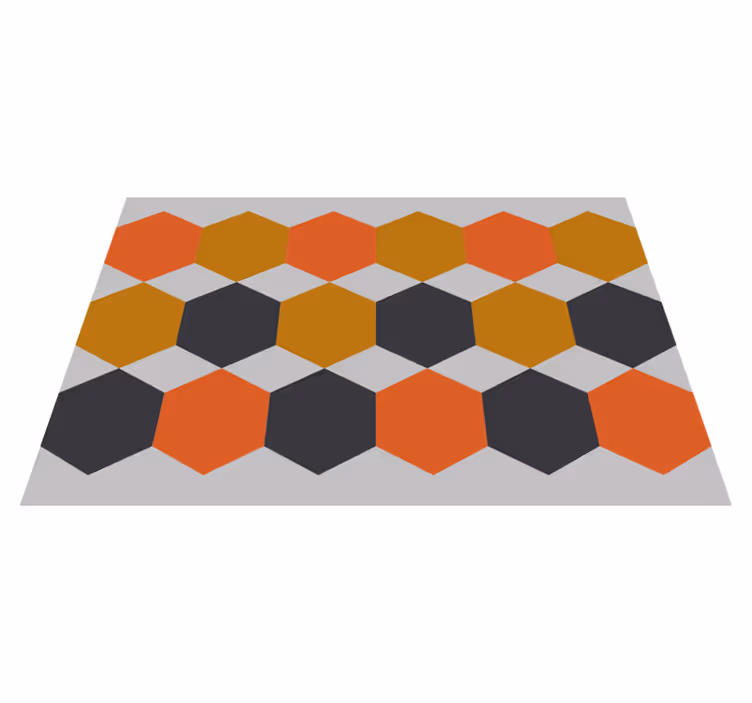 Moderní prostírání s hexagonovým vzorem - TenStickers