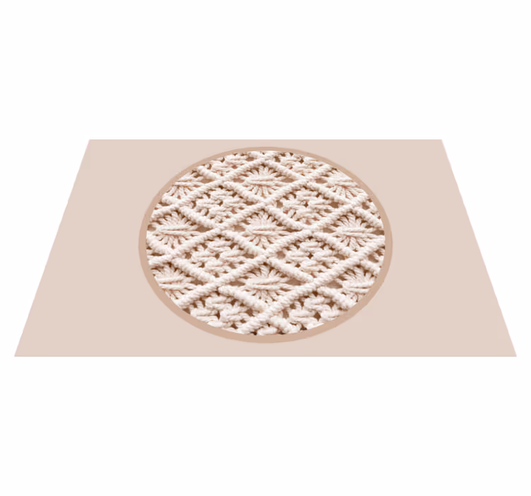 Kulaté "boho dekorace" texturované prostírání - TenStickers