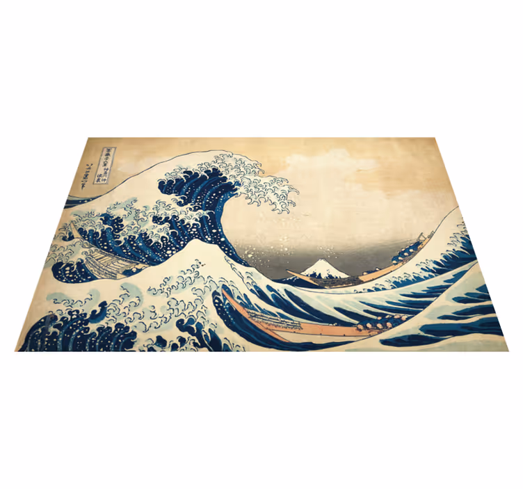 Prostírání vln hokusai kanagawa - TenStickers