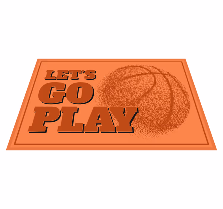 Basketbal pojďme hrát prostírání na stůl - TenStickers