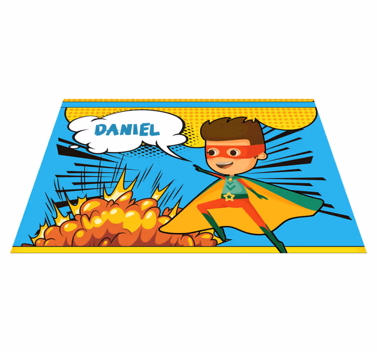 Komiks SuperhrdinaKomiks superhrdina Prostírání se jménem - TenStickers