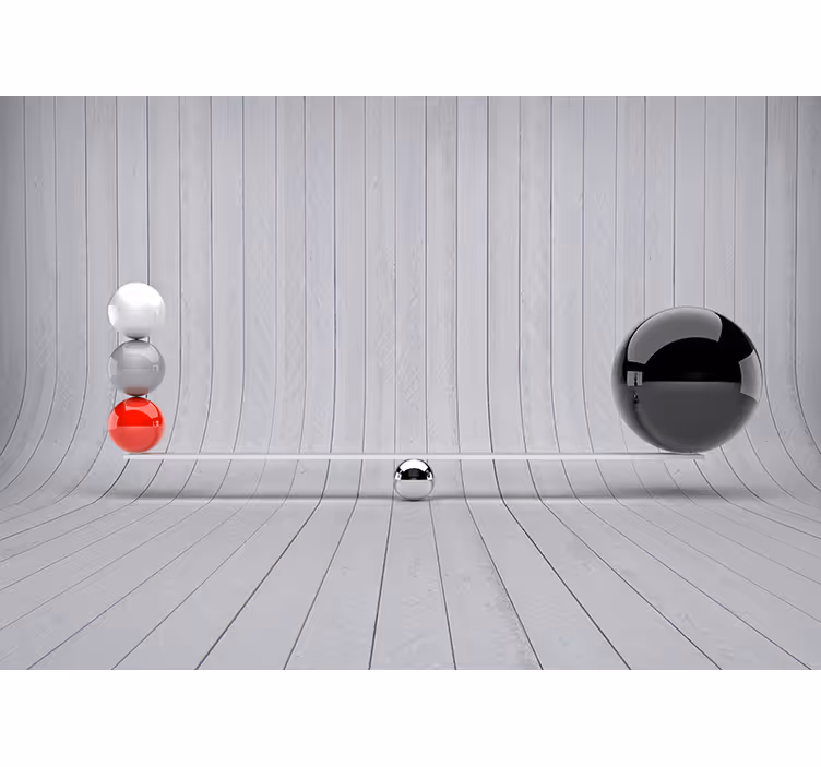 Minimalistický styl interiéru 3D fototapeta - TenStickers