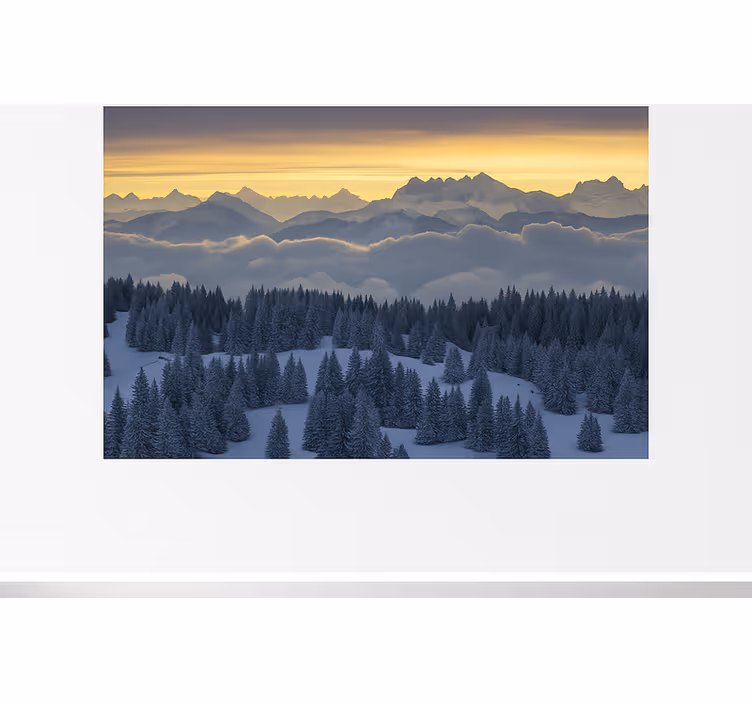 švýcarské alpy – aiguilles du midi Horská fototapeta - TenStickers