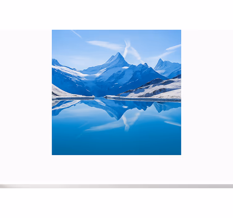 Odrazy bachalpsee Horská fototapeta - TenStickers