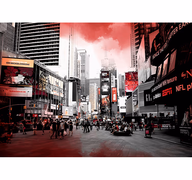 Fototapeta new york červené a bílé - TenStickers