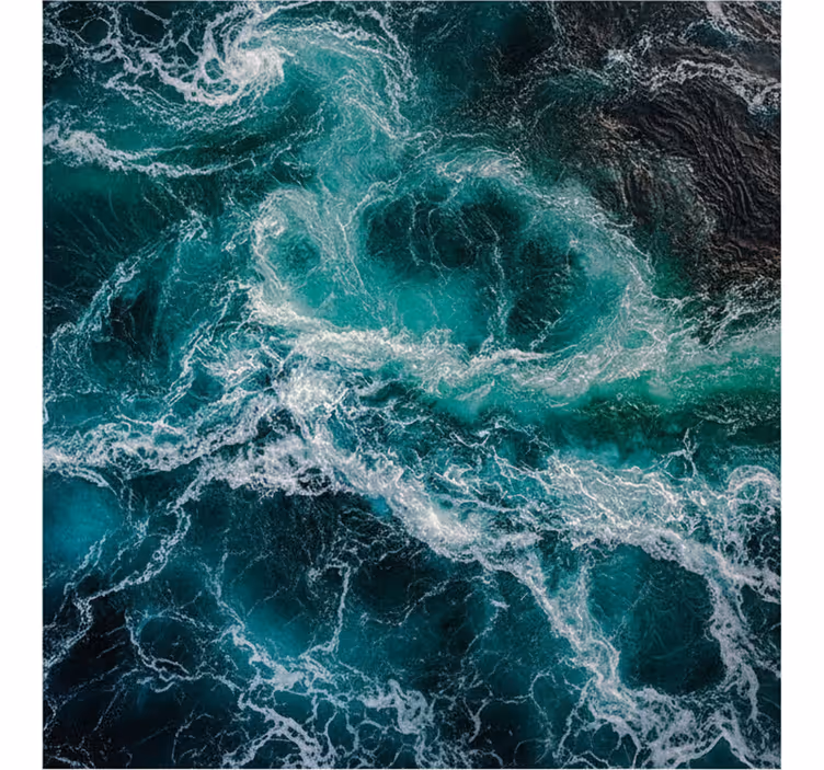 Fototapeta do koupelny hluboká oceánská vlna - TenStickers