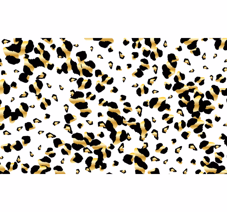 Africký styl fototapeta design s leopardím vzorem - TenStickers