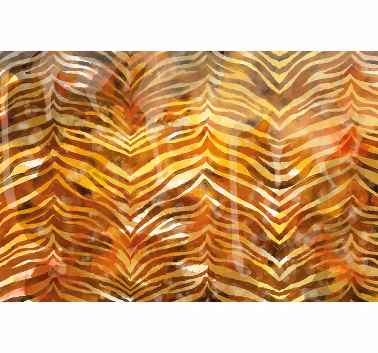 Africký styl fototapeta zebra akvarelová textura - TenStickers